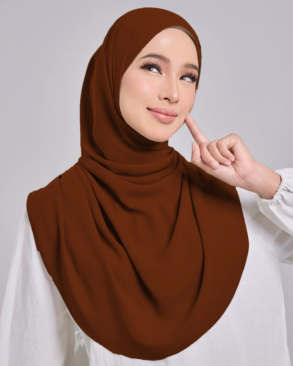 Baesic Premium Chiffon Shawl in Autumn