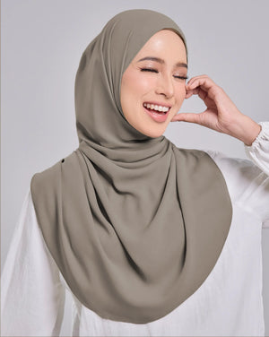 Baesic Premium Chiffon Shawl in Sandstone