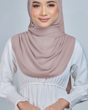 Baesic Premium Chiffon Shawl in Light Pink
