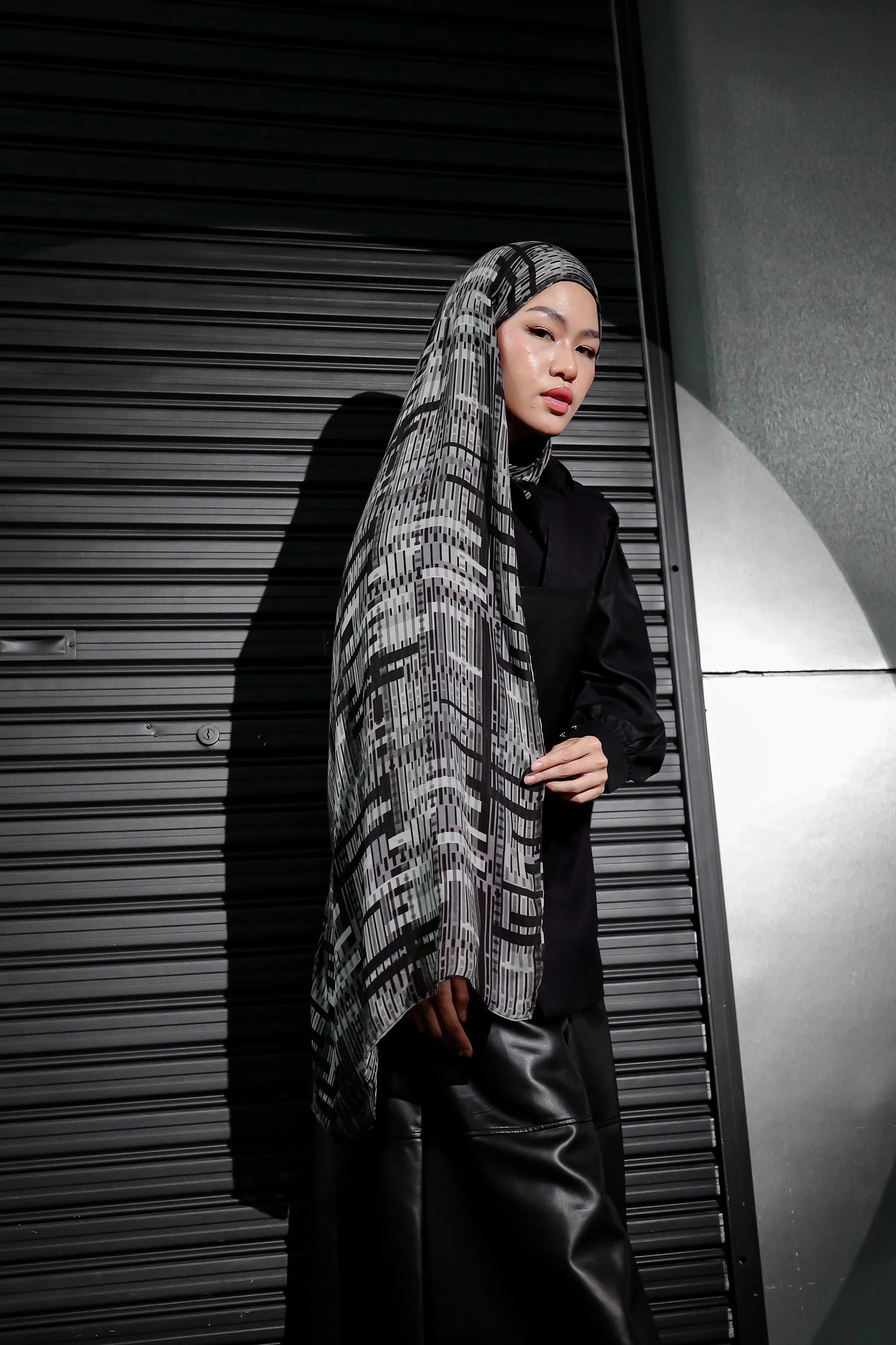 Matrix Theory in Glitch | Modal Shawl