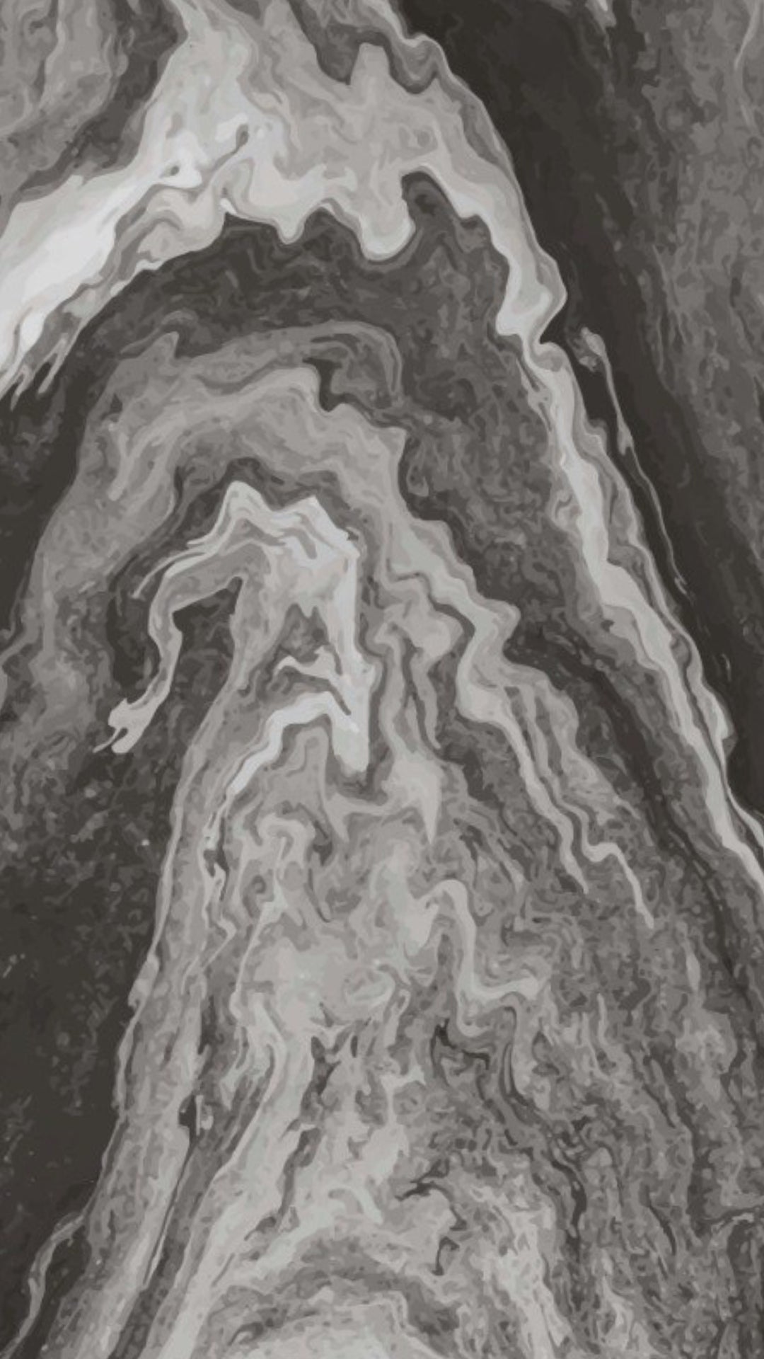 Printed Chiffon Shawl - Marble