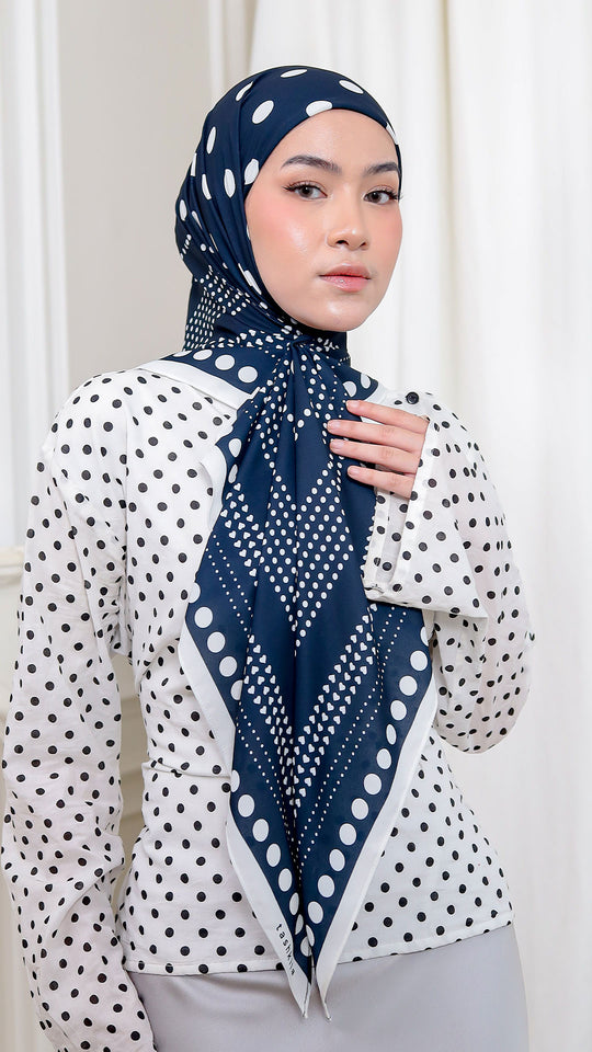 The Polka Code - Secret | Printed Chiffon Tri-Ezy