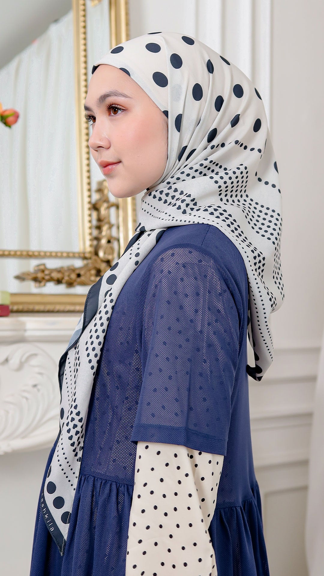 The Polka Code - Sync | Printed Chiffon Tri-Ezy