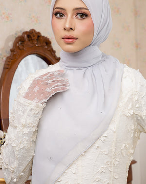 Sofia Bawal Swarovski in Silver Grey
