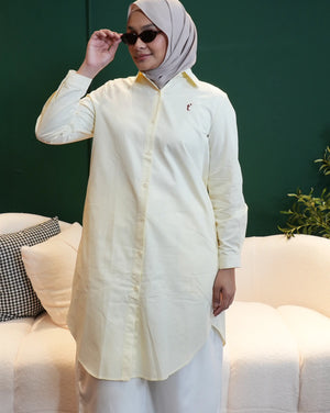 Vera Tunic Shirt in Yellow