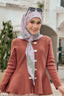 Between The Lace in Dusty Rose | Printed Chiffon Tri-Ezy