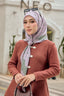 Between The Lace in Dusty Rose | Printed Chiffon Tri-Ezy