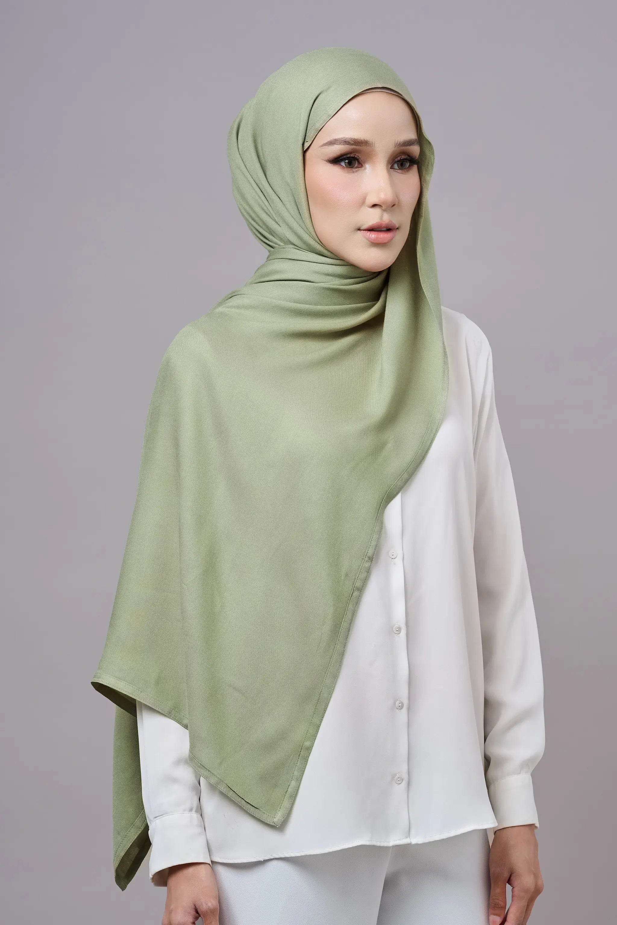 Baesic Modal Shawl in Asparagus