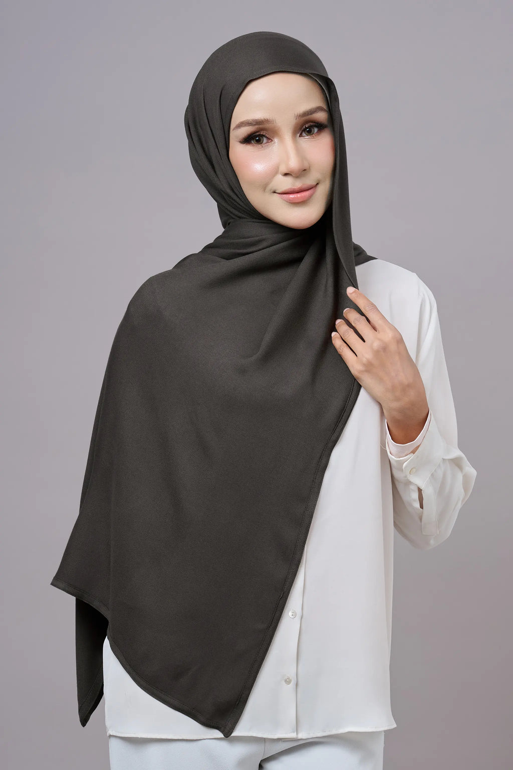 Baesic Modal Shawl in Dark Oak