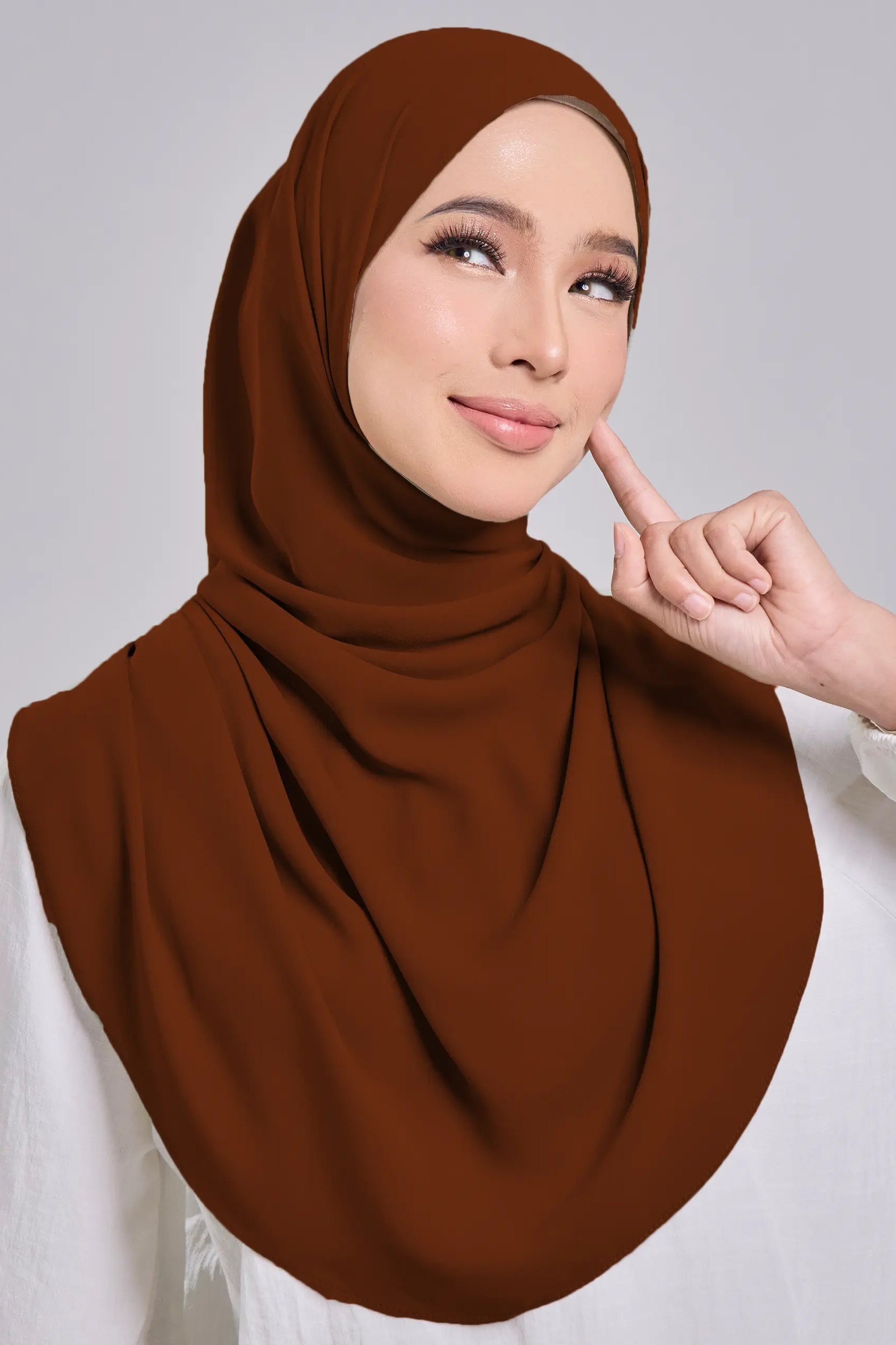 Baesic Premium Chiffon Shawl in Autumn