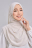 Baesic Premium Chiffon Shawl in Oyster