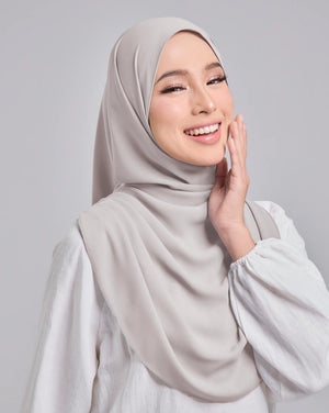 Baesic Premium Chiffon Shawl in Parchment Rose