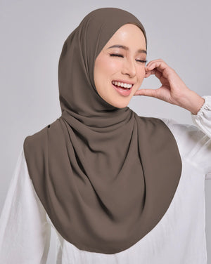 Baesic Premium Chiffon Shawl in Tiramisu