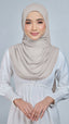 Baesic Premium Chiffon Shawl in Eggshell
