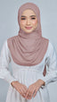 Baesic Premium Chiffon Shawl in Matte Pink
