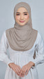 Baesic Premium Chiffon Shawl in Oat