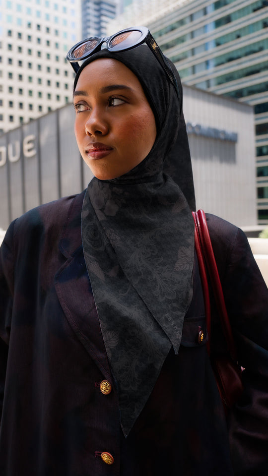 9 to Slay - Clock In | Printed Chiffon Tri-Ezy