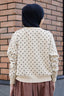 Cassie Polka Cardigan in Cream