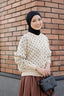 Cassie Polka Cardigan in Cream