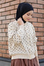 Cassie Polka Cardigan in Cream