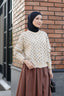 Cassie Polka Cardigan in Cream
