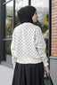 Cassie Polka Cardigan in White