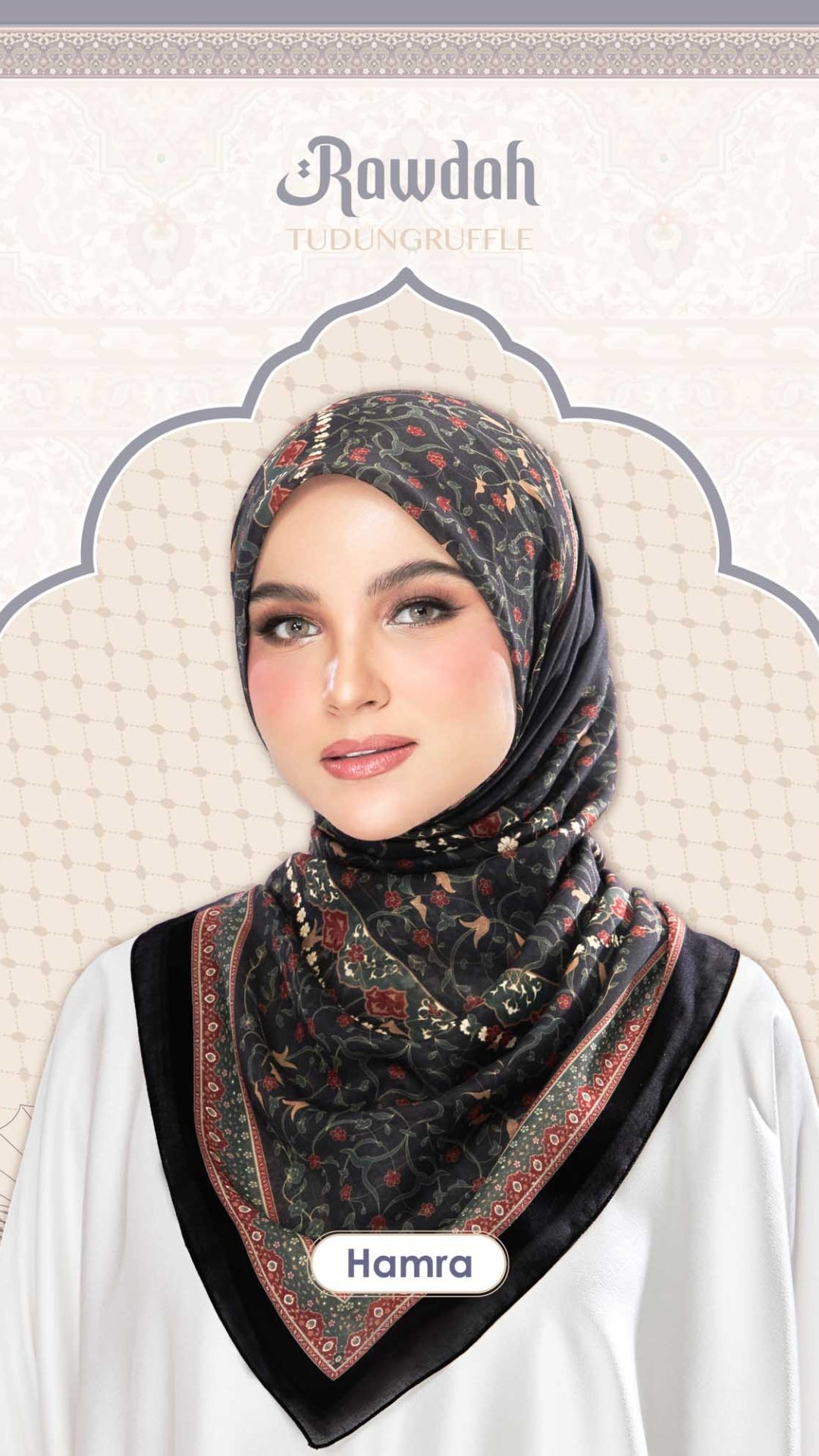 Rawdah Square Scarf