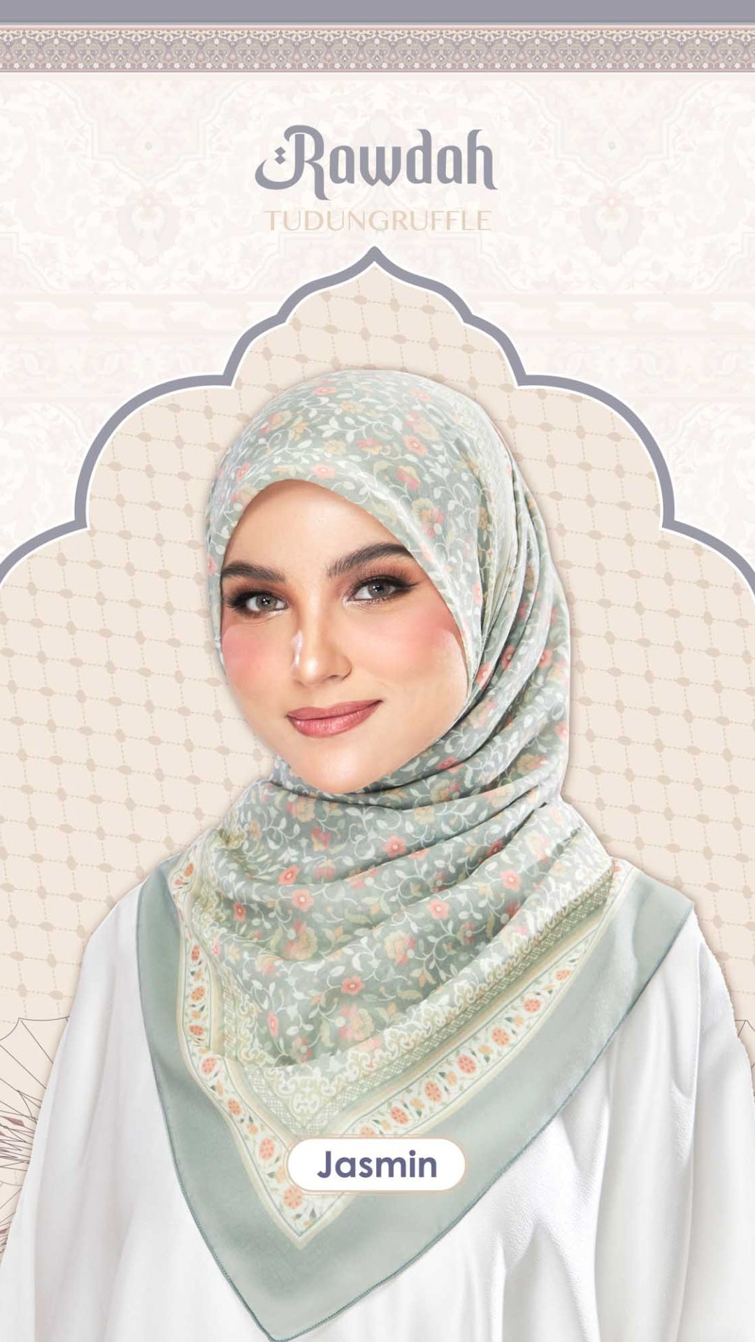 Rawdah Square Scarf