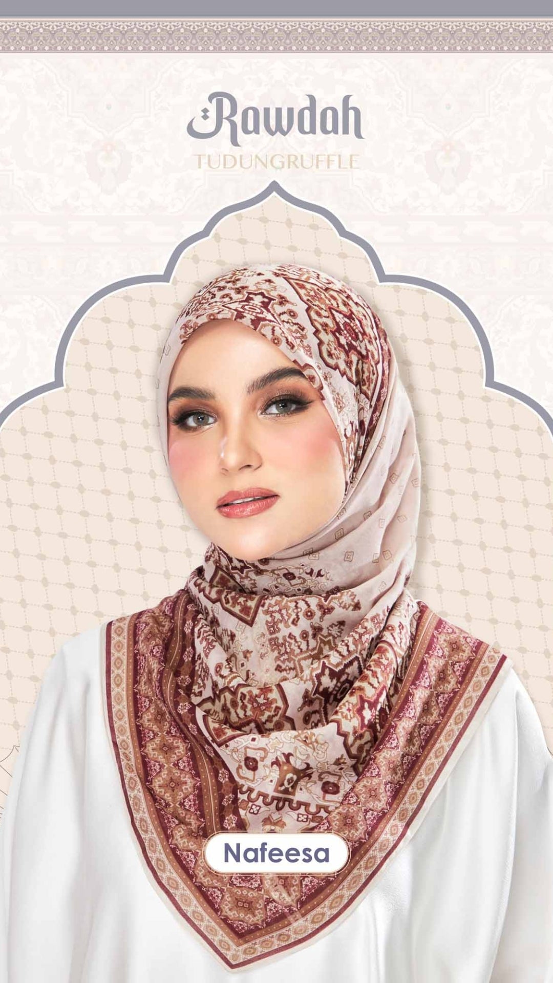 Rawdah Square Scarf