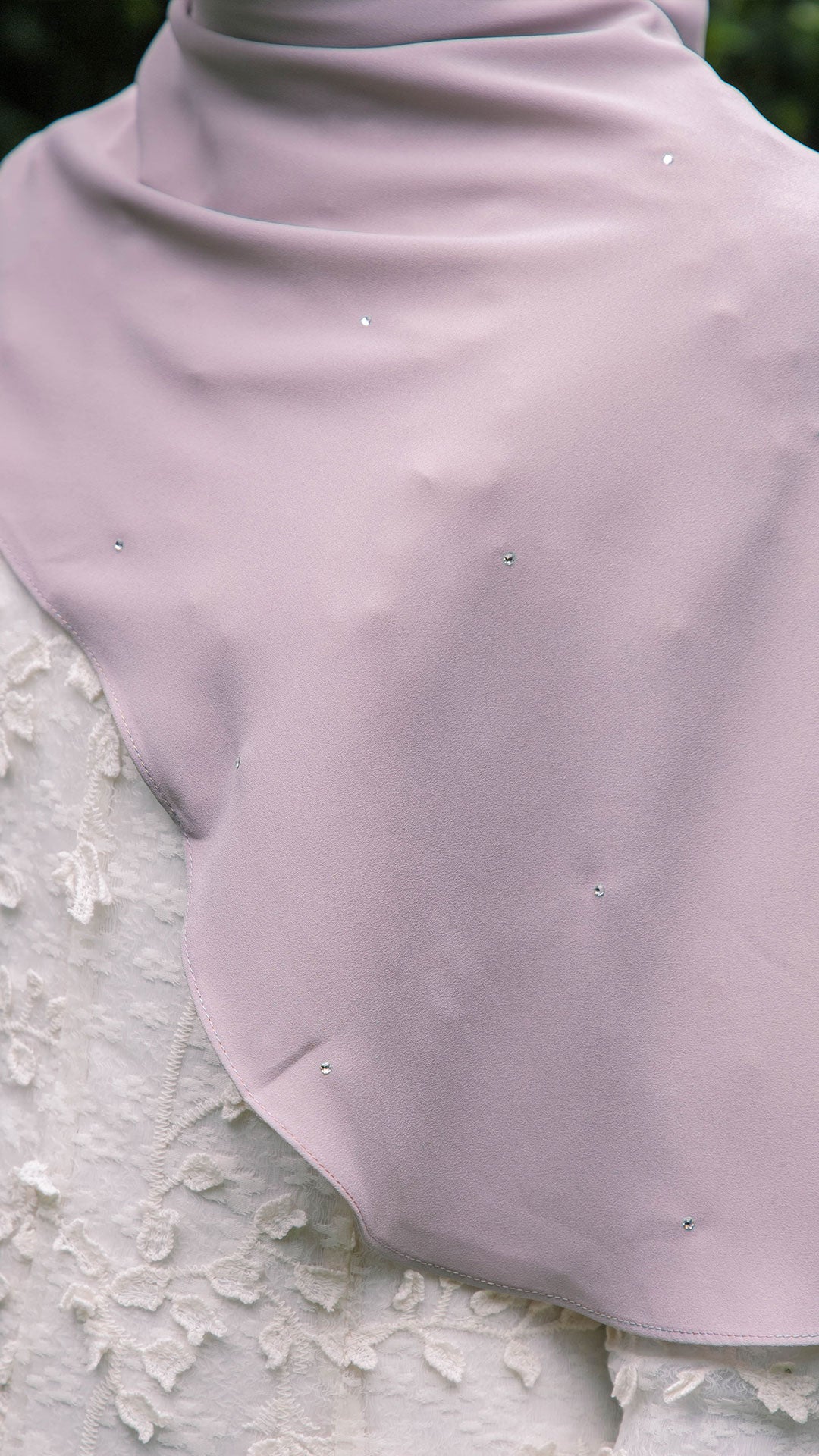 Sofia Shawl Swarovski in Biscuit Beige