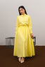 Signature Cotton Poplin Flow Skirt in Lemon