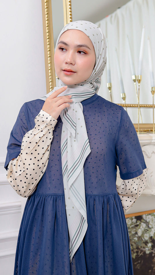 The Polka Code - Whisper | Printed Chiffon Tri-Ezy